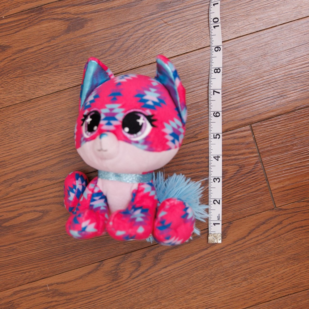 GUND P.Lushes Pets Ciera Sunset Cat Pink Geometric Pattern Plush T84500 - Picture 5 of 5